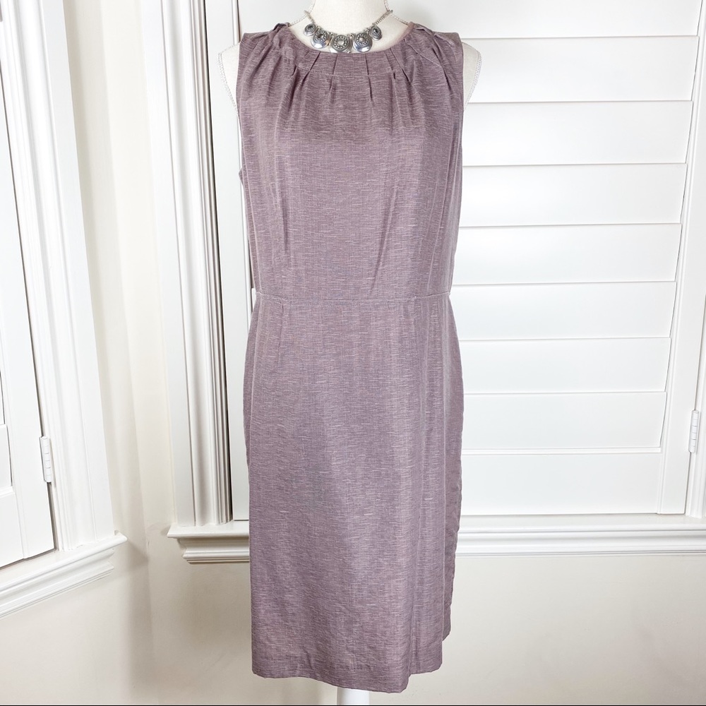Ann Taylor Loft lavender knee length sleeveless